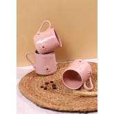 Pink Lily Mug-Set of four