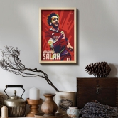 Mohamed Salah Wood Print With Frame