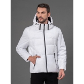 RedTape Hooded Jacket for Men | Padded & Detachable Hood | Enhanced Comfort