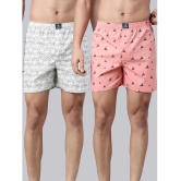 Joven Peach Cotton Mens Boxer- ( Pack of 2 ) - None