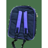 PRUDHVI SCHOOL BAGS- Classic Black and Purple School Bag