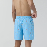 Surf Super Combed Cotton Boxer Shorts SurfBoard Blue XL