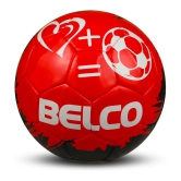 Belco - Red PVC Football ( Pack of 1 ) - 5