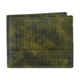 GEEO - Green Faux Leather Mens Two Fold Wallet ( Pack of 1 ) - Green