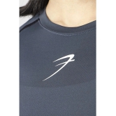 Fuaark Grey Polyester Lycra Compression - Single - None