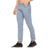 Men Regular Mid Rise Grey Jeans