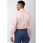 Men Peach Slim Fit Formal Full Sleeves Formal Shirt