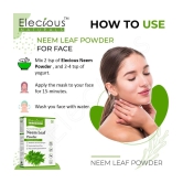 Elecious 100% Natural Neem Powder for Face and Hair (200 Grams) | Anti-Pimple and Anti-Bacterial