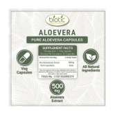 Biotic Aloevera Capsules (Aloe barbadensis) Extract 500mg Capsule 120 no.s Pack of 2