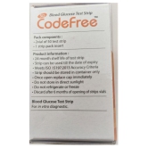 CodeFree SD Blood Glucose 100 Sugar Test Strip Expiry March 2024