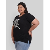 Neo Garments - Black Cotton Regular Fit Womens T-Shirt ( Pack of 1 ) - 8XL