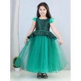 Toy Balloon Kids Green Net Girls Frock ( Pack of 1 ) - None