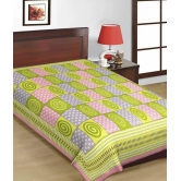 UniqChoice Printed Cotton Single Bed Sheet