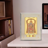 24K Gold Plated Balaji Customized Photo Frame For Corporate Gifting