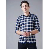 Paul Street - Navy Blue Cotton Slim Fit Mens Casual Shirt ( Pack of 1 ) - None