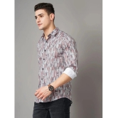 Paul Street Polyester Slim Fit Printed Full Sleeves Mens Casual Shirt - Grey ( Pack of 1 ) - None