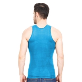 NRG Mens Sleeveless Colour Cotton Vest  ( Pack of 1 Turquoise ) G23