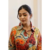 Label Flavia Cotton Printed Midi Womens Shirt Dress - Multicolor ( Pack of 1 ) - None