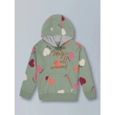 PLUM TREE Girls Cotton Sweatshirt ( Green ) - None