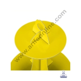 Cake Decor™ 3 Tier Plane Cardboard Cupcake Stand Holder-YELLOW