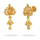 LUV FASHION Golden Chandbalis Earrings ( Pack of 1 ) - Golden