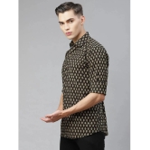 Millennial Men Cotton Regular Fit Printed Mens Casual Shirt - Black ( Pack of 1 ) - None