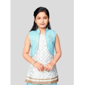 Aarika Sky Blue Silk Girls Patiala Kurta Set ( Pack of 1 ) - None