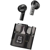 VERONIC Transparent Design Bluetooth True Wireless (TWS) In Ear 24 Hours Playback Powerfull bass,Fast charging IPX4(Splash & Sweat Proof) Black