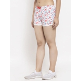 Wolfpack Women Pink Printed Shorts-M