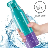 Milton Steel Sprint Insulated Inner Stainless Steel Water Bottle | Hot or Cold | 1 Pc Blue