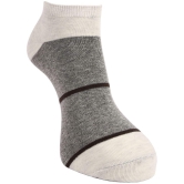 Dollar Socks - Multicolor Cotton Mens Ankle Length Socks ( Pack of 3 ) - Multicolor