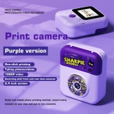 Kids HD Digital Camera with Instant Printer – Supports SD Card to store Photos & Videos (PURPLE)