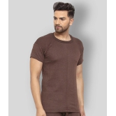 Uzarus - Brown Cotton Blend Mens Thermal Tops ( Pack of 1 ) - None