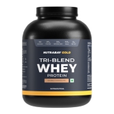 Nutrabay Gold Tri Blend Whey Protein Powder - 2kg, Rich Chocolate Creme | 25g Protein, 5.5g BCAA | Concentrate, Isolate, Hydrolyzed Protein | Muscle Growth & Recovery | Gym Supplement for Men & Women