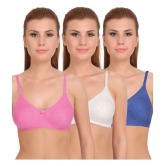 Softskin - Cotton Blend Solid Multicolor Women's Non Padded - Pack of 3 - None