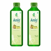 Mint Veda 100% Natural and Herbal Wild Amla Juice 1L | Juice for Health Hair and Skin | Vitamin C | Paraben free | High Fiber For Better Digestion, Immunity Pack of 2