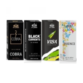 ST.JOHN Cobra Black Current,Cobra,Visa & Essence Pocket Perfume for Men 10 gm ( - Pack of 4 )