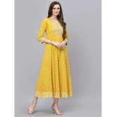 Stylum - Mustard Rayon Womens Flared Kurti ( Pack of 1 ) - None