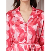 Stylum Pink Printed Pant Top Set - None