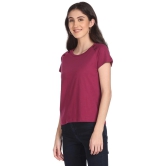 Sugr - Red Cotton Regular Fit Womens T-Shirt ( Pack of 1 ) - L