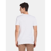 Aeropostale - Cotton Regular Fit White Men's T-Shirt ( Pack of 1 ) - None