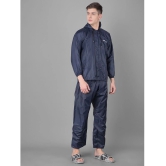 Dollar Blue Polyester Mens Rain Suit ( Pack of 1 ) - L