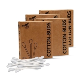 Imvelo Green Your Hygiene Paper Cotton Swabs/Earbuds | Q Tips - 320 Sticks/640 Swabs | Double Tipped Ear Cotton Sticks | 100% Eco-Friendly & Natural | Perfect for Ear Wax Removal