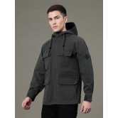 RedTape Hooded Four Pocket Jacket for Men | Enhanced Comfort