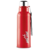 Milton Steel Fit 600 Insulated Inner Stainless Steel Water Bottle, 1 Piece, 520 ml, Red | Easy Grip | Leak Proof | Hot or Cold | School | Office | Gym | Hiking | Treking | Travel Bottle - Re