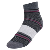 Creature - Cotton Men's Striped Multicolor Ankle Length Socks ( Pack of 6 ) - Multicolor