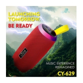 CYOMI CY 629 10 W Bluetooth Speaker Bluetooth v5.0 with USB,SD card Slot Playback Time 4 hrs Red - Red