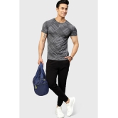 Fuaark - Charcoal Polyester Slim Fit Mens Sports T-Shirt ( Pack of 1 ) - None