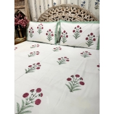 Hand Block Cotton Bedsheet | Paakhi bedsheet-Super King