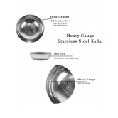 Dynore Stainless Steel Deep Kadhai 2 mm ( 2 ) L - Silver